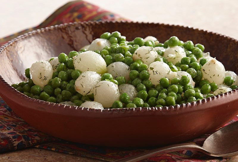 Peas & Pearl Onions with Dill