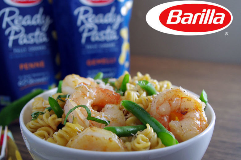 Barilla Ready Pasta with Shrimp and Green Beans