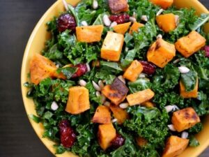 Roasted Sweet Potato and Chicken Salad