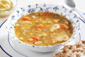 Slow-Cooked Yellow Pea Soup