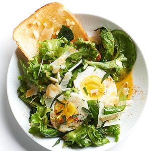 Wilted Greens and Eggs