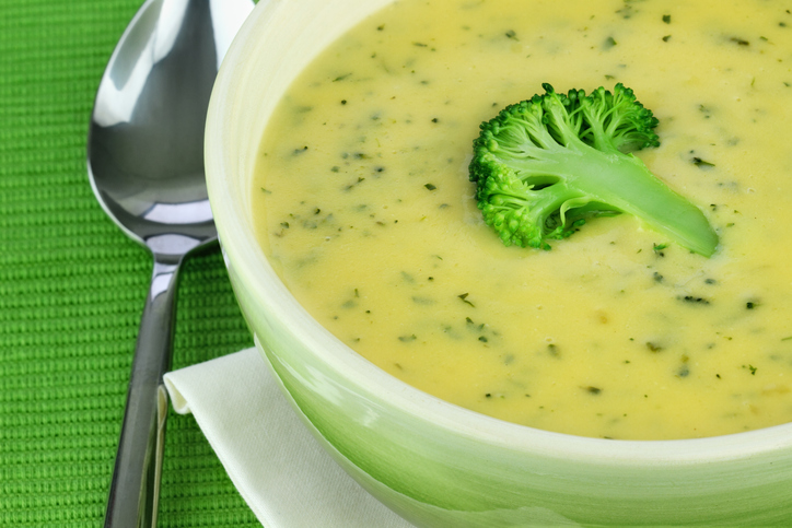 Broccoli White Bean Cheddar Soup