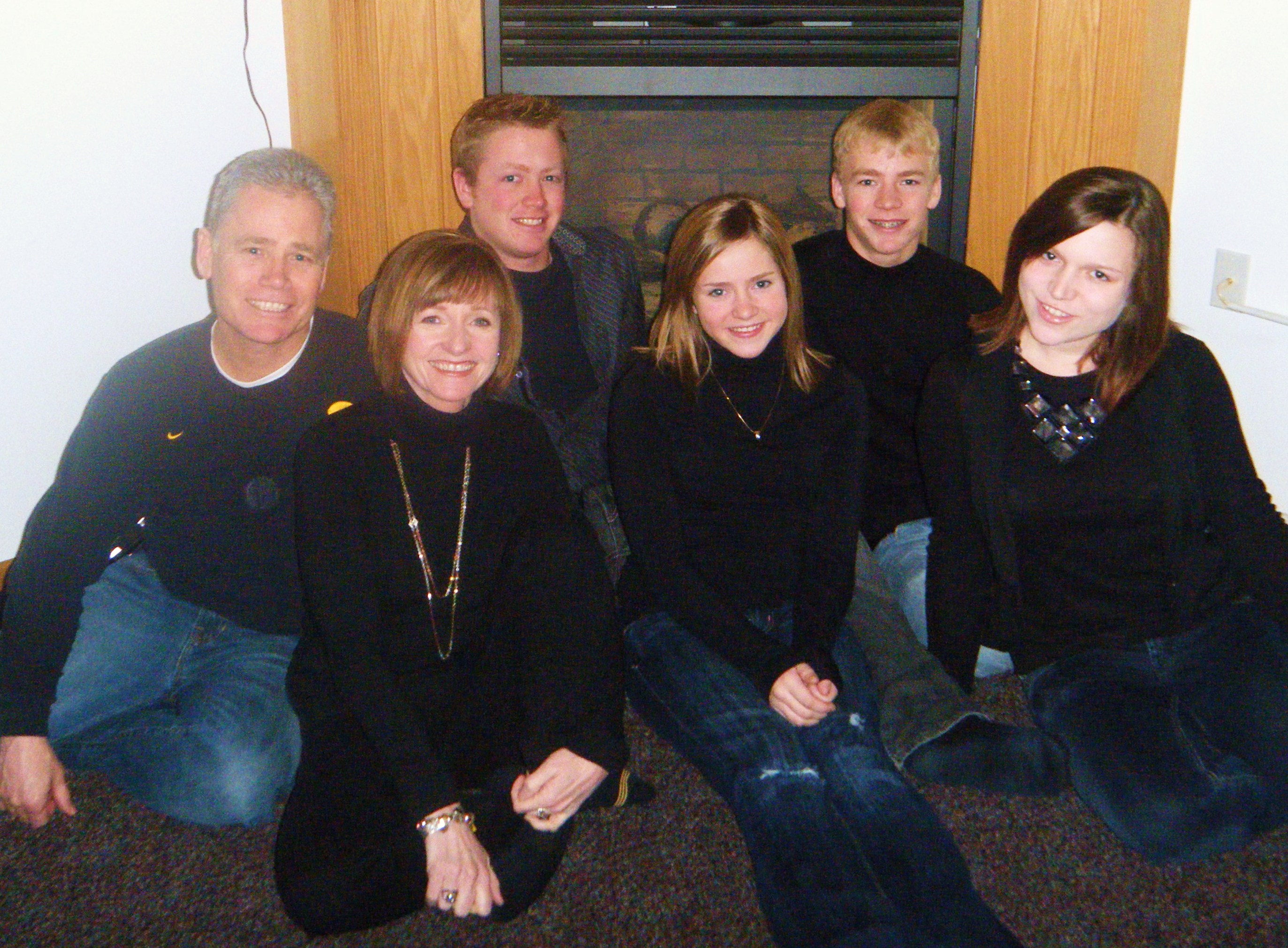 Erin with her family around the time of her diagnosis in 2008.