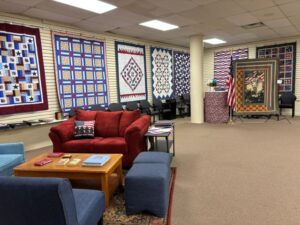 A look into the Quilts of Valor store located at Lindale Mall in Cedar Rapids.