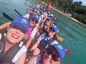 Team Hope for the Breast in the dragon boat.